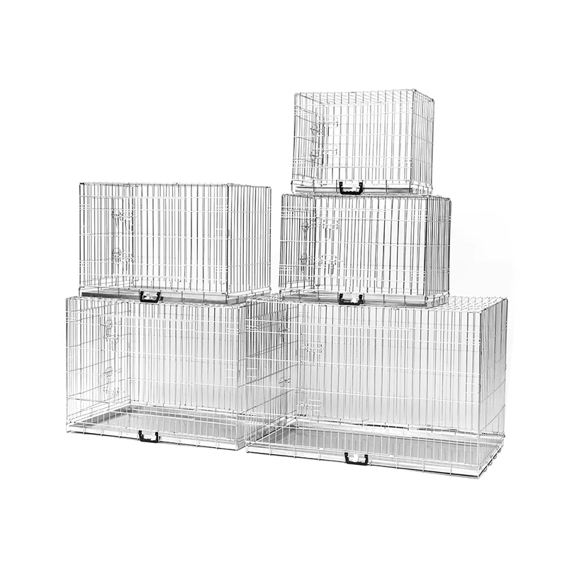 Kandang anjing logam kawat lipat Kandang anjing logam kawat lipat