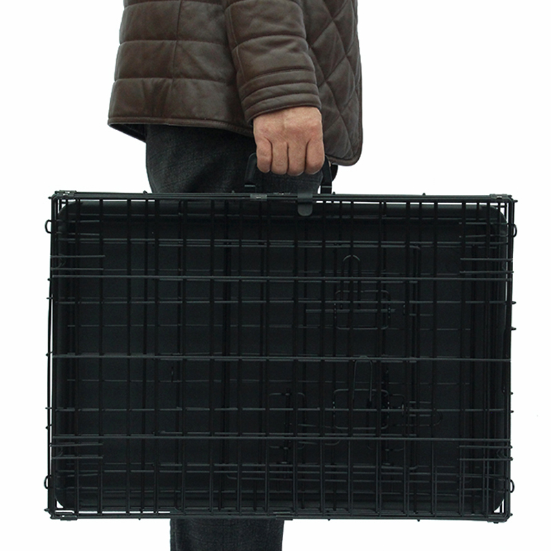 Kandang anjing logam kawat lipat Kandang anjing logam kawat lipat