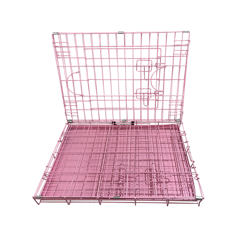 Kandang anjing logam kawat lipat Kandang anjing logam kawat lipat