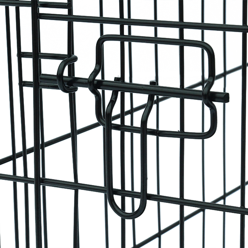 Kandang anjing logam kawat lipat Kandang anjing logam kawat lipat