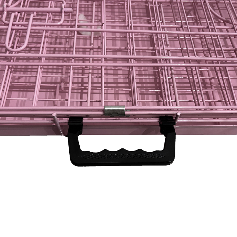 Kandang anjing logam kawat lipat Kandang anjing logam kawat lipat