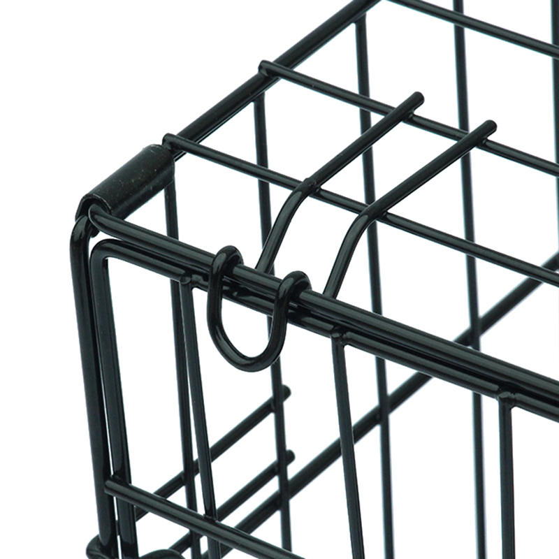 Kandang anjing logam kawat lipat Kandang anjing logam kawat lipat