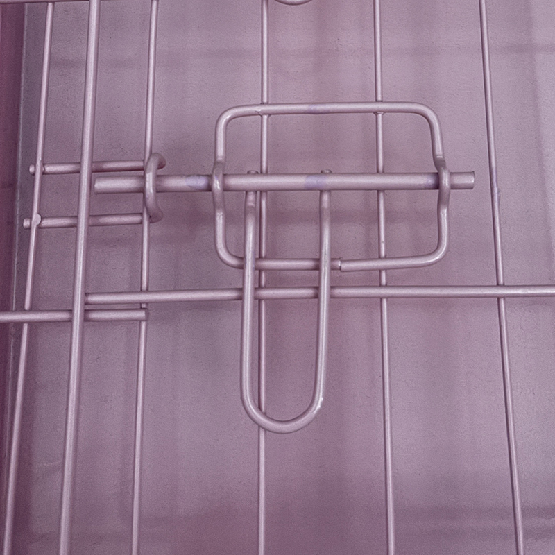 Kandang anjing logam kawat lipat Kandang anjing logam kawat lipat