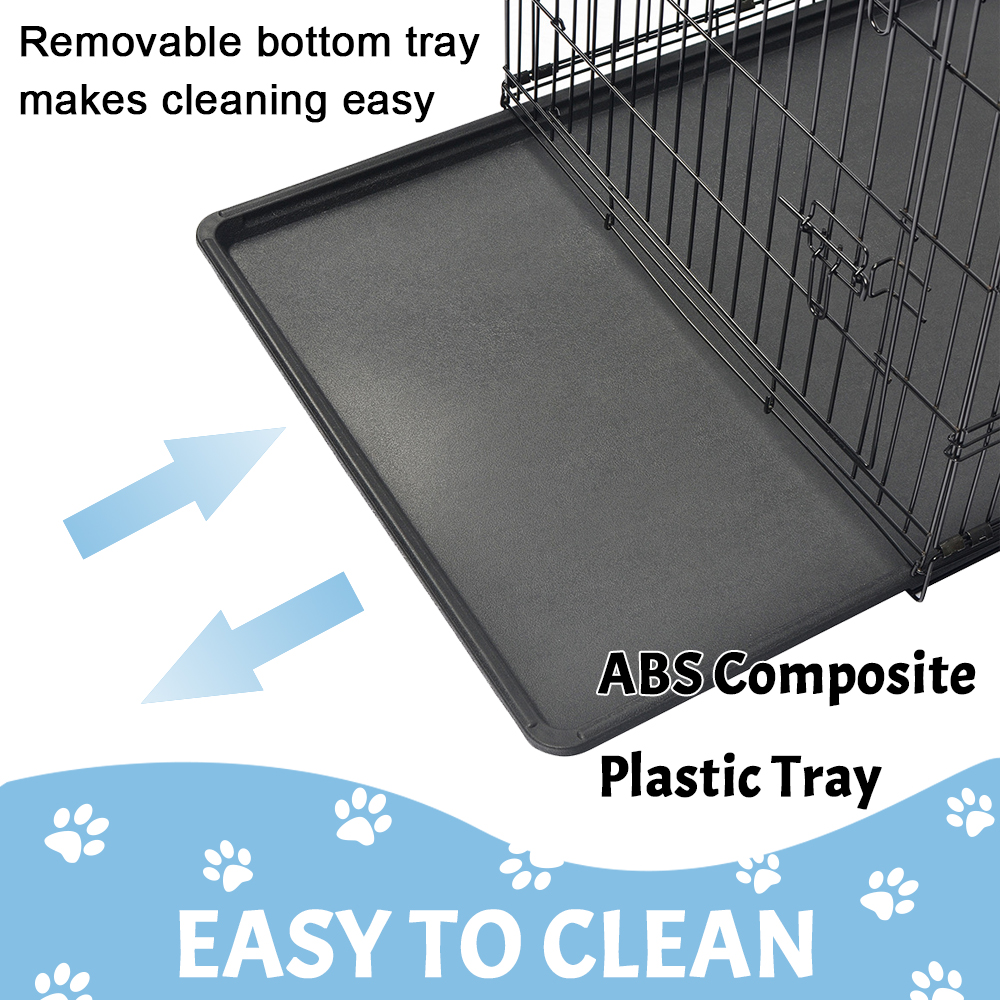 Kandang anjing logam kawat lipat Kandang anjing logam kawat lipat