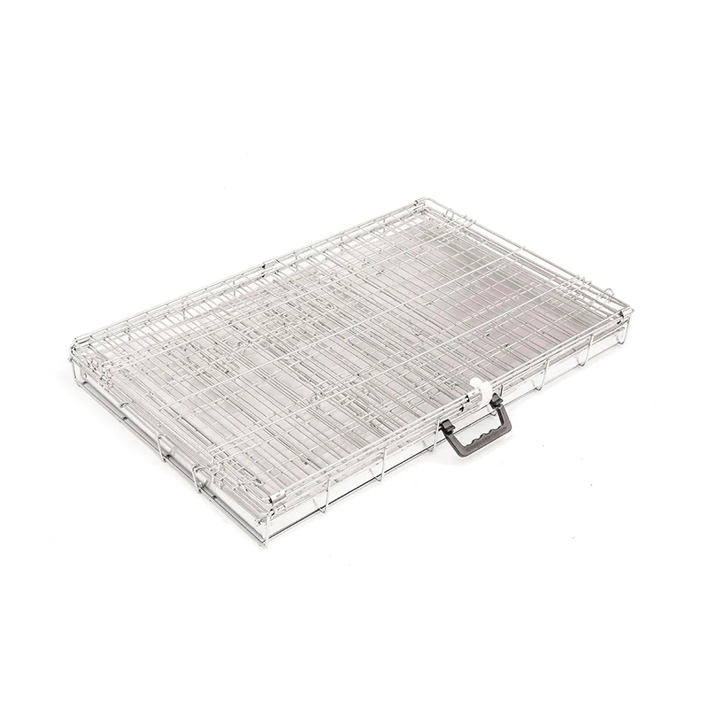 Kandang anjing logam kawat lipat Kandang anjing logam kawat lipat