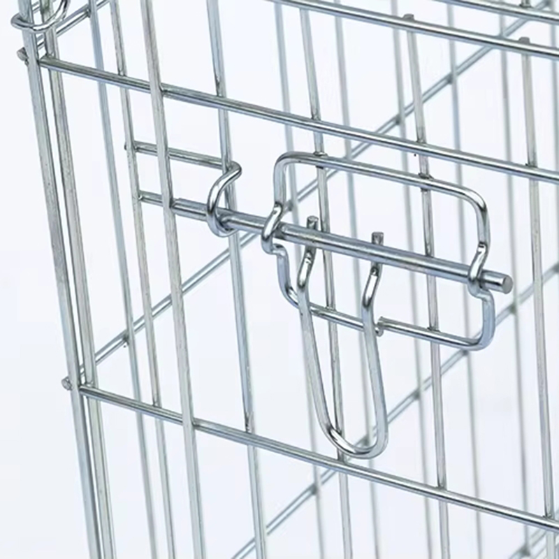 Kandang anjing logam kawat lipat Kandang anjing logam kawat lipat