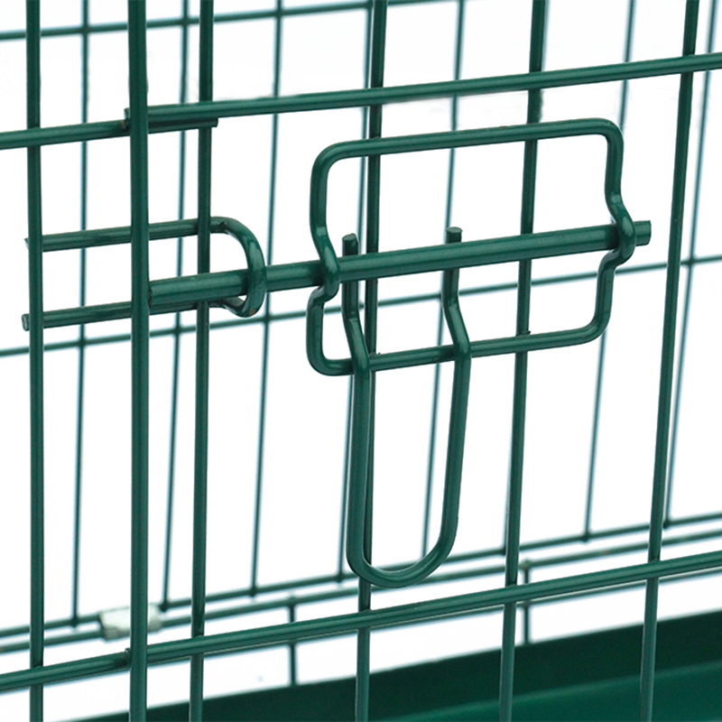 Kandang anjing logam kawat lipat Kandang anjing logam kawat lipat