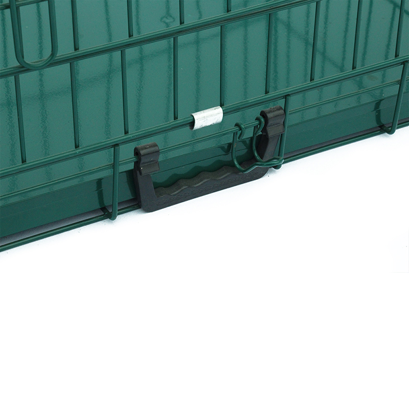 Kandang anjing logam kawat lipat Kandang anjing logam kawat lipat