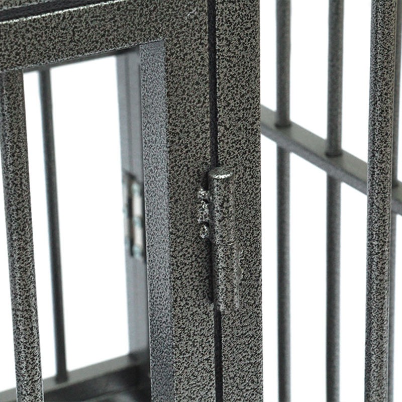 Buka kandang anjing logam tabung berat atas Buka kandang anjing logam tabung berat atas