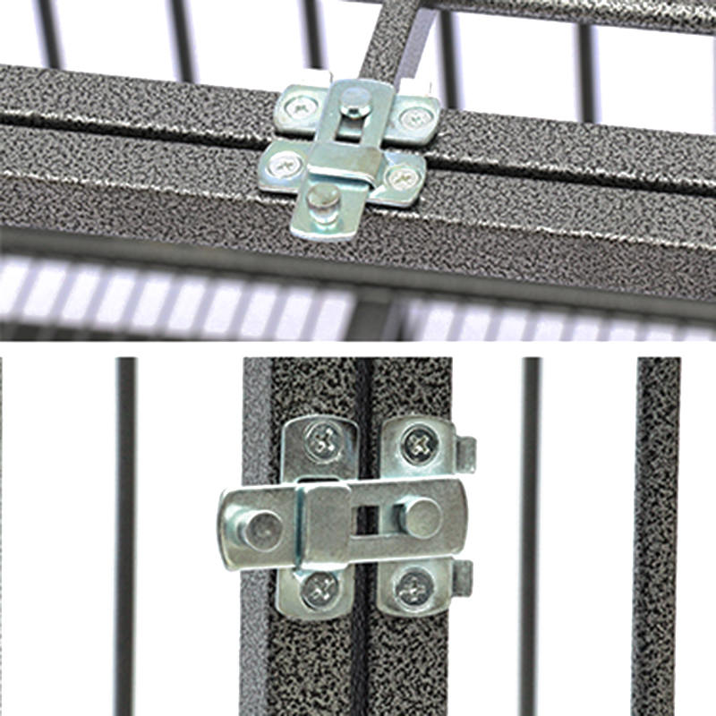 Buka kandang anjing logam tabung berat atas Buka kandang anjing logam tabung berat atas