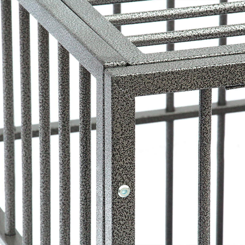 Buka kandang anjing logam tabung berat atas Buka kandang anjing logam tabung berat atas