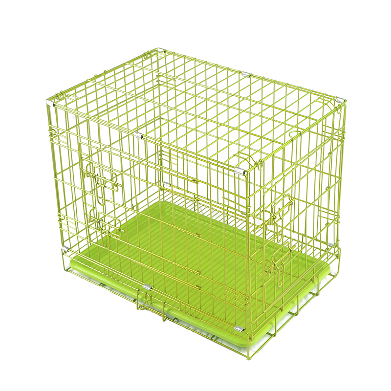 Kandang anjing logam kawat lipat Kandang anjing logam kawat lipat