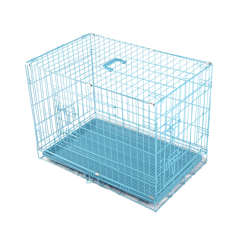 Kandang anjing logam kawat lipat Kandang anjing logam kawat lipat