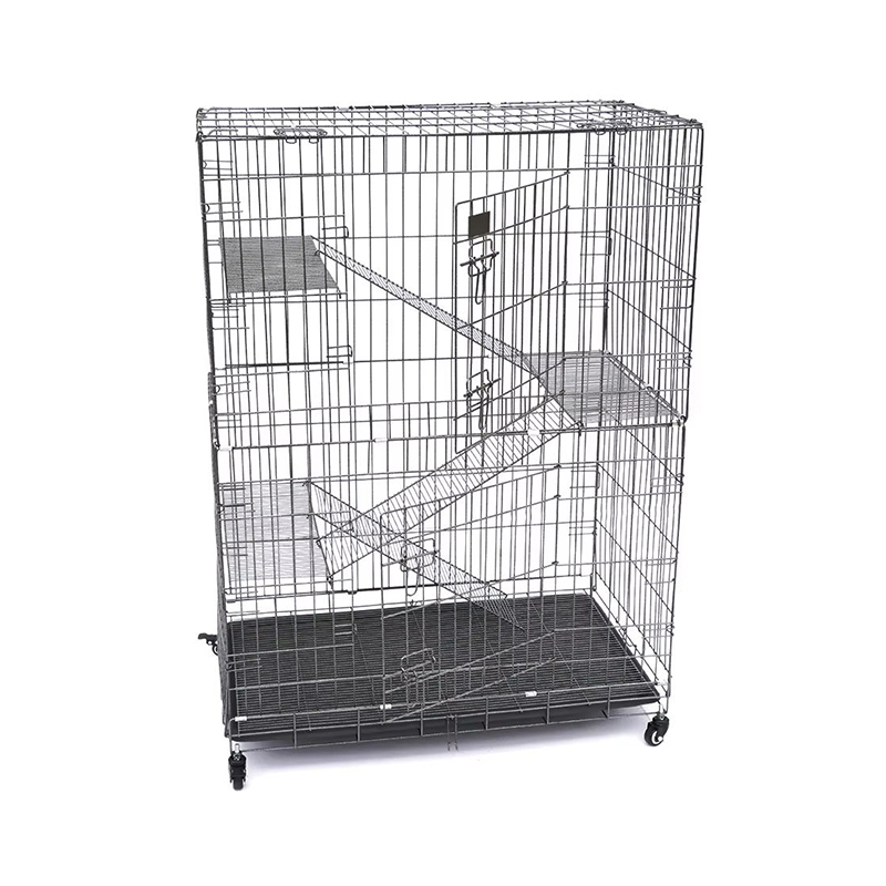 2/3/4/4-tier kandang logam kawat besar dalam ruangan dengan roda 2/3/4/4-tier kandang logam kawat besar dalam ruangan dengan roda