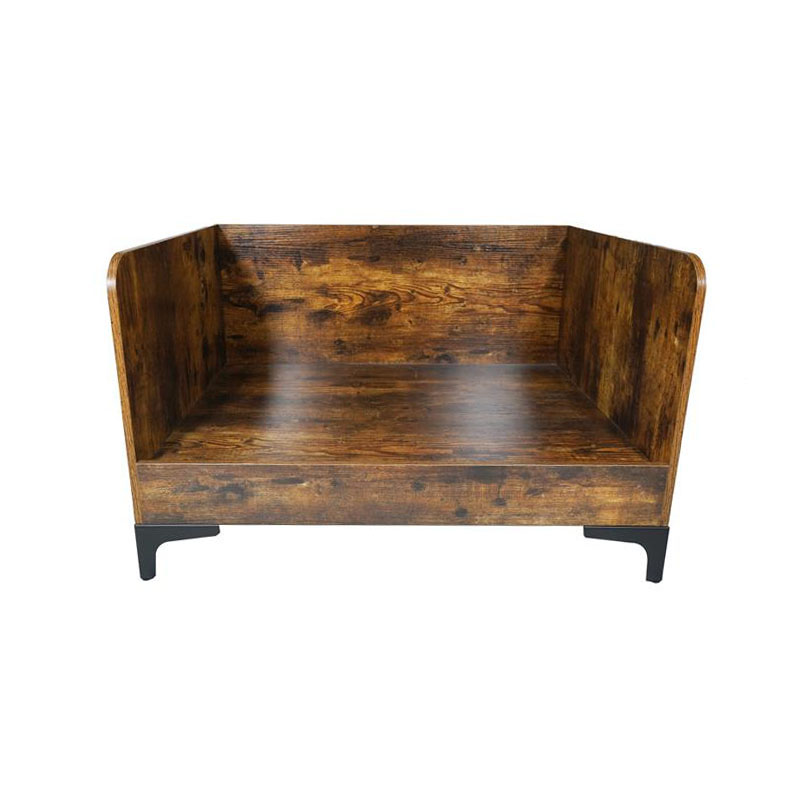 Tempat Tidur Anjing Tinggi Kayu Dalam Ruangan Modern Dengan Bingkai Tempat Tidur Anjing Tinggi Kayu Dalam Ruangan Modern Dengan Bingkai