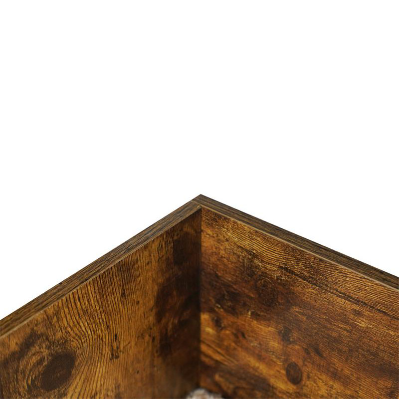 Tempat Tidur Anjing Tinggi Kayu Dalam Ruangan Modern Dengan Bingkai Tempat Tidur Anjing Tinggi Kayu Dalam Ruangan Modern Dengan Bingkai