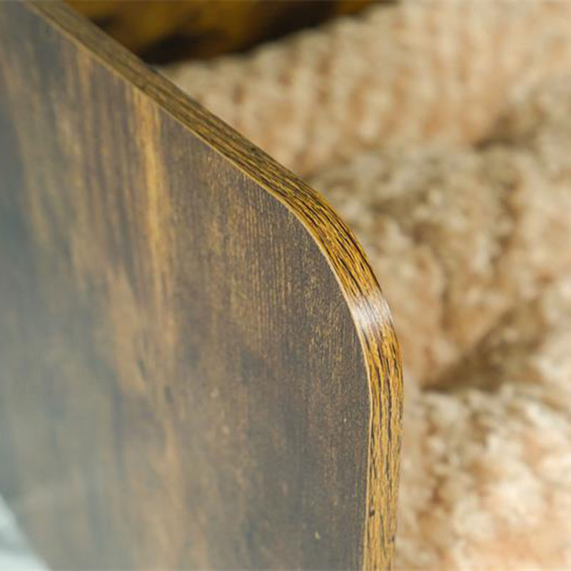 Tempat Tidur Anjing Tinggi Kayu Dalam Ruangan Modern Dengan Bingkai Tempat Tidur Anjing Tinggi Kayu Dalam Ruangan Modern Dengan Bingkai