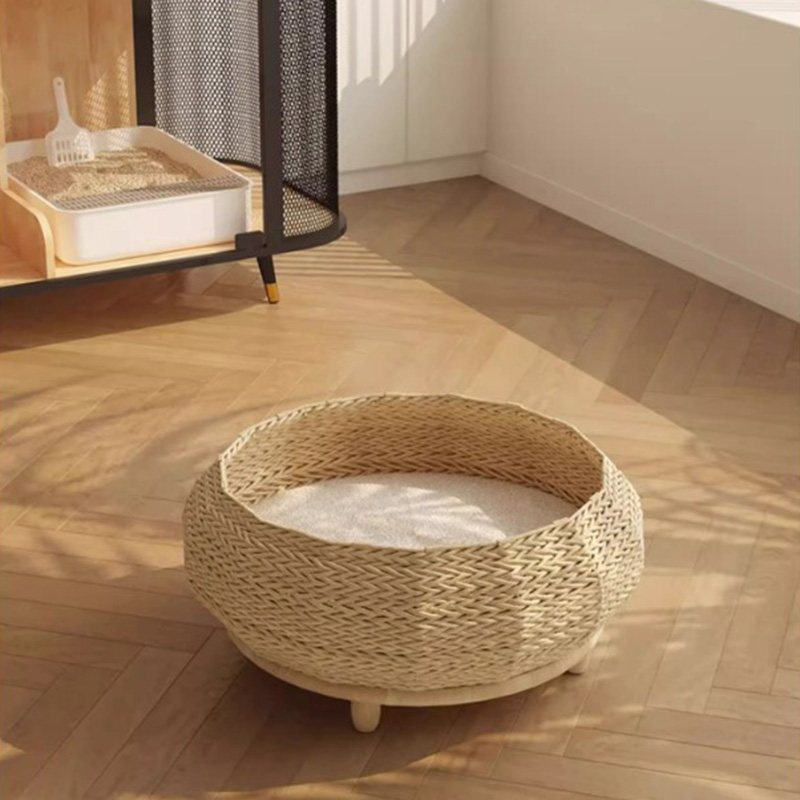 Sarang kertas kraft buatan tangan sarang ranjang anjing tenunan anjing Sarang kertas kraft buatan tangan sarang ranjang anjing tenunan anjing