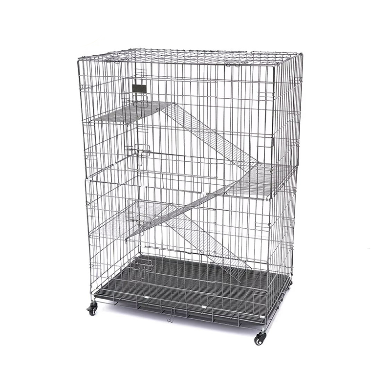 2/3/4/4-tier kandang logam kawat besar dalam ruangan dengan roda 2/3/4/4-tier kandang logam kawat besar dalam ruangan dengan roda