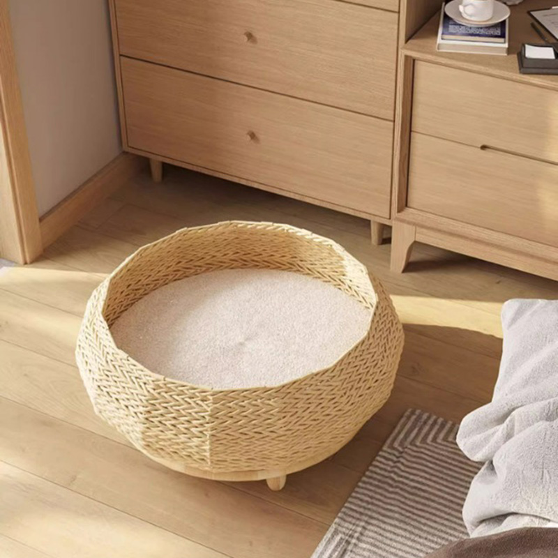 Sarang kertas kraft buatan tangan sarang ranjang anjing tenunan anjing Sarang kertas kraft buatan tangan sarang ranjang anjing tenunan anjing