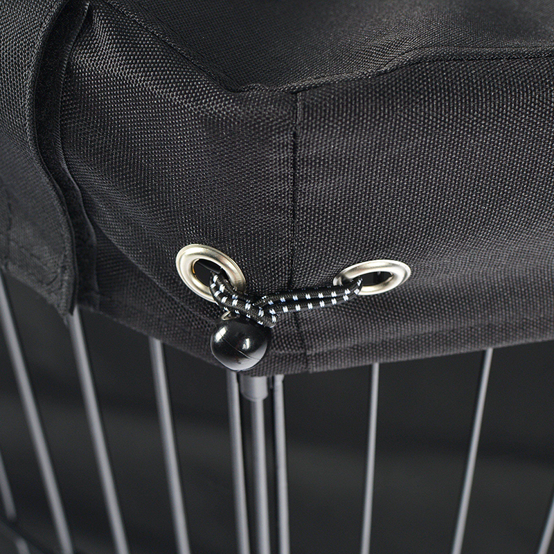 8-panel lipat kawat logam metal playpen dengan penutup atas dan bantalan bawah 8-panel lipat kawat logam metal playpen dengan penutup atas dan bantalan bawah