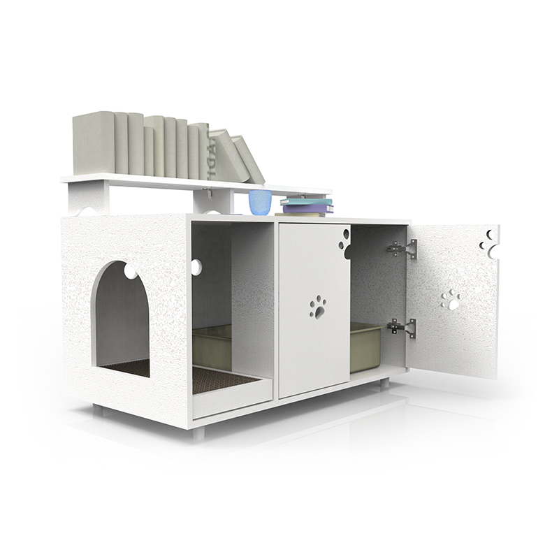 Furnitur kamar mandi kucing besar tiang kabinet tersembunyi furnitur kandang kucing Furnitur kamar mandi kucing besar tiang kabinet tersembunyi furnitur kandang kucing