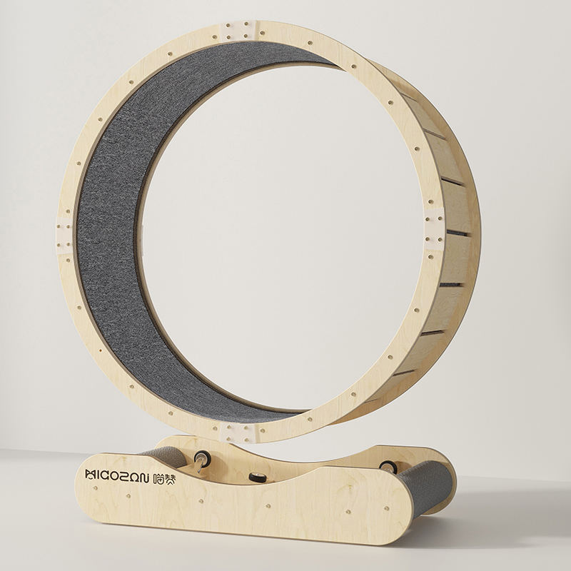 Vila kayu solid menara multi-level bingkai panjat pohon kucing besar Vila kayu solid menara multi-level bingkai panjat pohon kucing besar