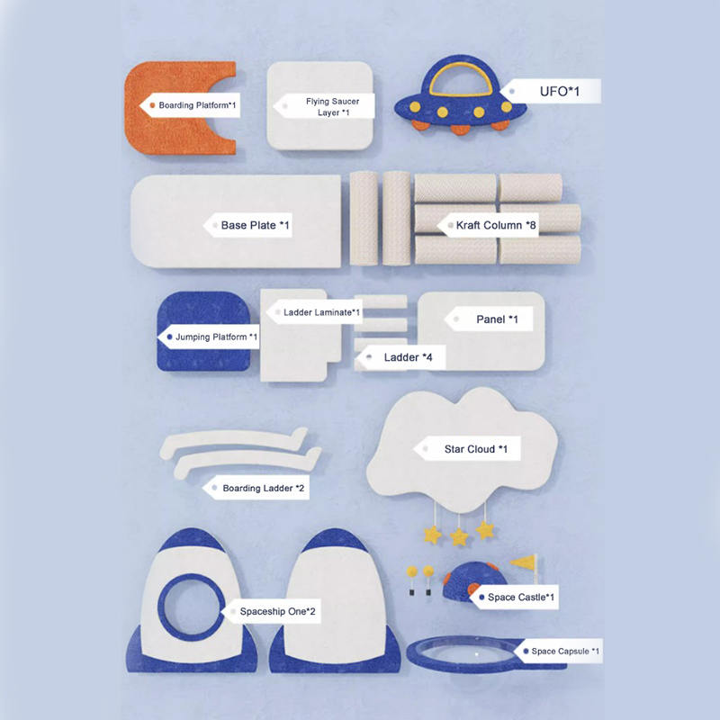 Kapsul ruang biru menara pohon kucing panjat untuk mainan bermain anak kucing Kapsul ruang biru menara pohon kucing panjat untuk mainan bermain anak kucing