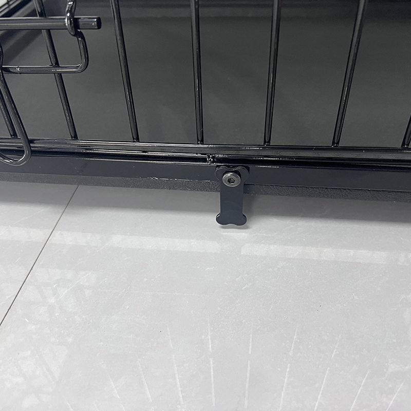 Kandang anjing furnitur kayu besar dengan nampan yang dapat dilepas Kandang anjing furnitur kayu besar dengan nampan yang dapat dilepas