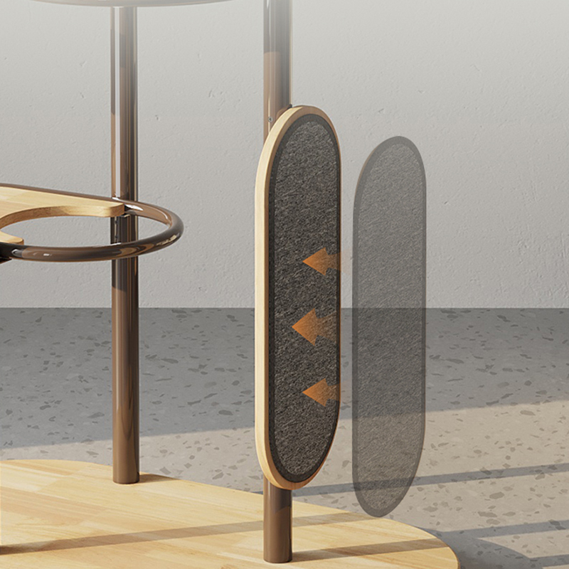 Lantai ke langit -langit tinggi dalam ruangan karet kayu kucing menara pohon menara dengan keranjang tidur Lantai ke langit -langit tinggi dalam ruangan karet kayu kucing menara pohon menara dengan keranjang tidur