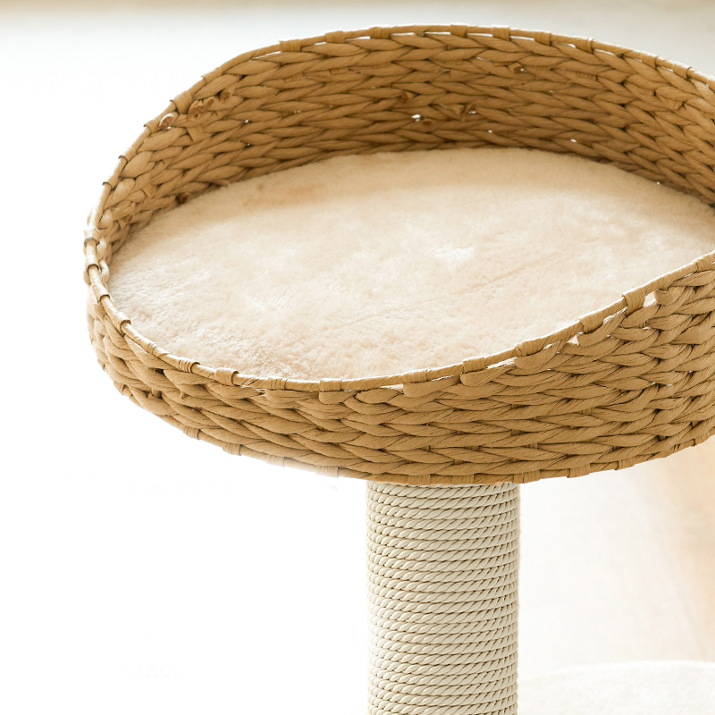 Menara kertas kraft modern tenunan panjat menggores pohon kucing Menara kertas kraft modern tenunan panjat menggores pohon kucing