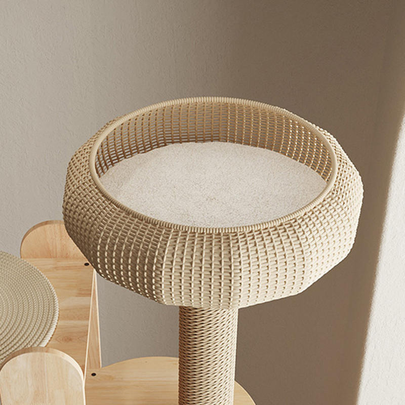 Multi-Level Tower Tower Condo Panjat Pohon Kucing Bingkai Multi-Level Tower Tower Condo Panjat Pohon Kucing Bingkai