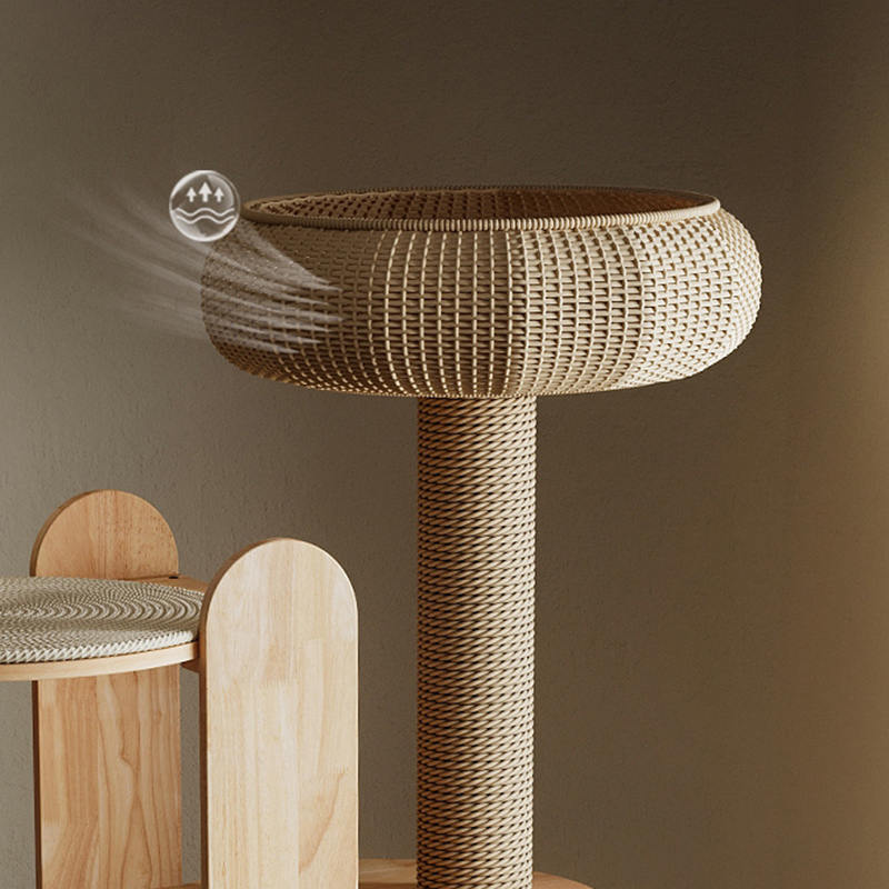 Multi-Level Tower Tower Condo Panjat Pohon Kucing Bingkai Multi-Level Tower Tower Condo Panjat Pohon Kucing Bingkai