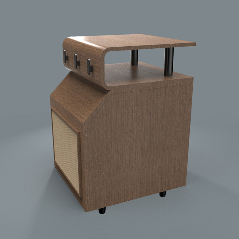 Tempat tidur hewan peliharaan kayu tempat tidur kucing dengan papan goresan Tempat tidur hewan peliharaan kayu tempat tidur kucing dengan papan goresan