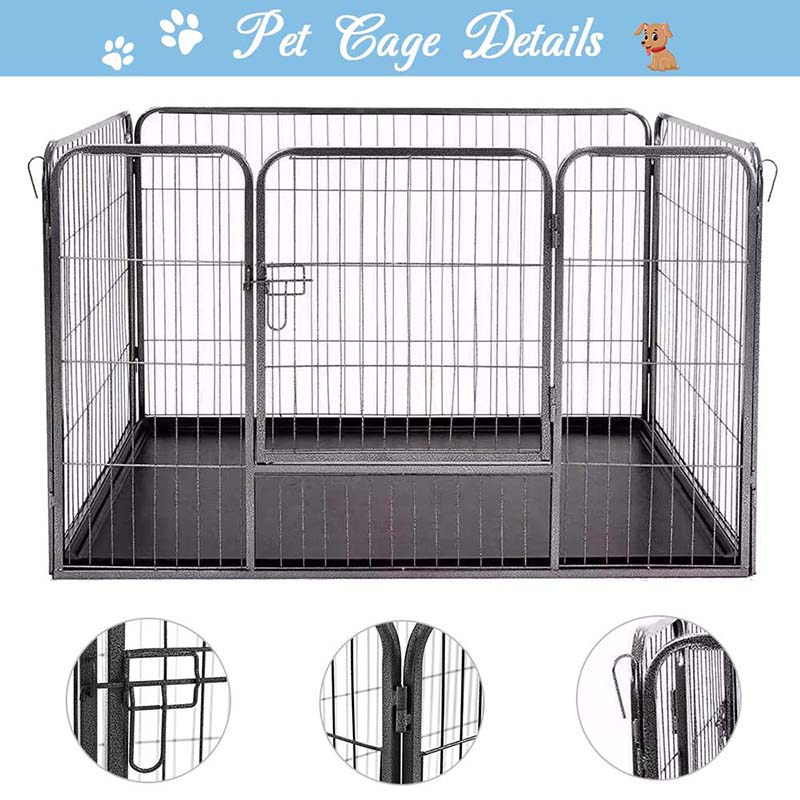 Lipat tabung logam anjing playpen Lipat tabung logam anjing playpen