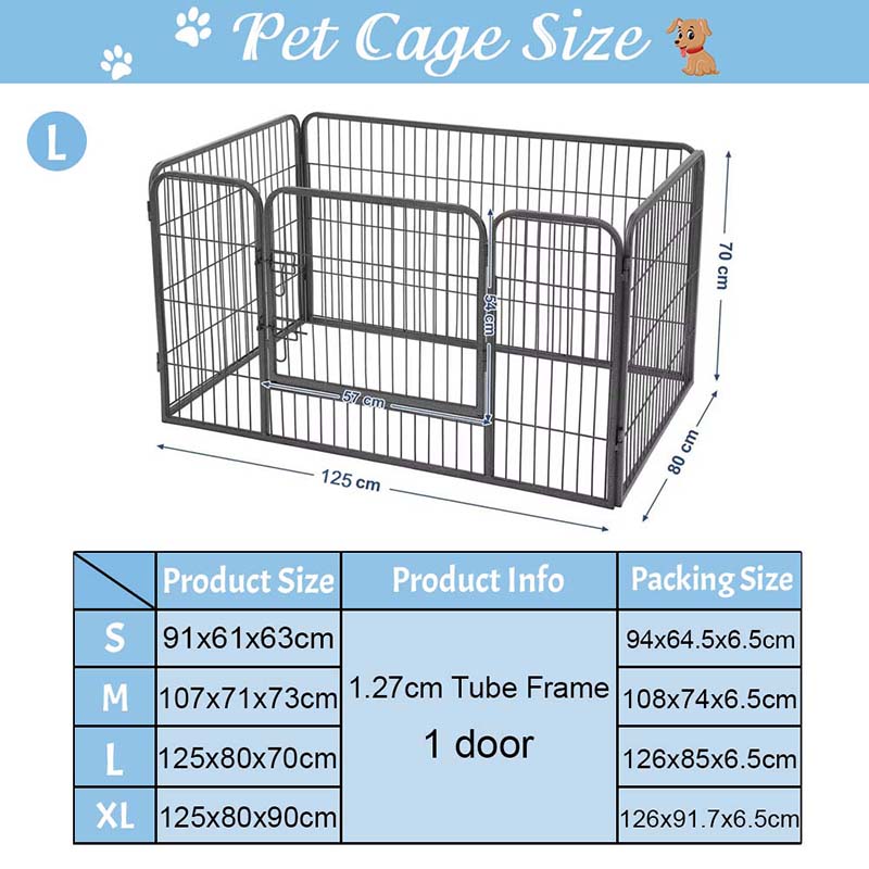 Tugas berat lipat dog tube dog playpen Tugas berat lipat dog tube dog playpen