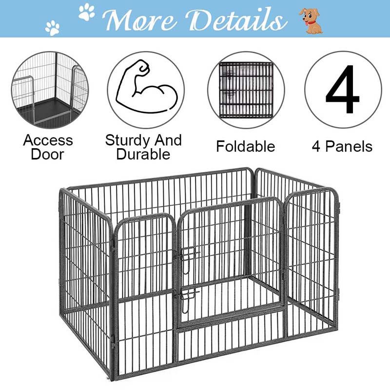 Tugas berat lipat dog tube dog playpen Tugas berat lipat dog tube dog playpen