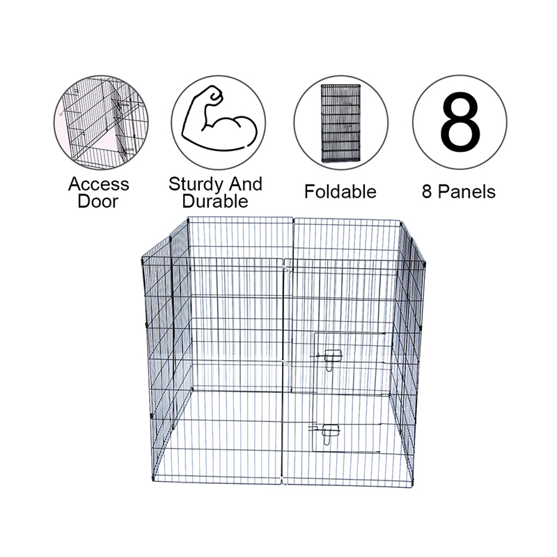 8 panel lipat kawat dog metal playpen 8 panel lipat kawat dog metal playpen