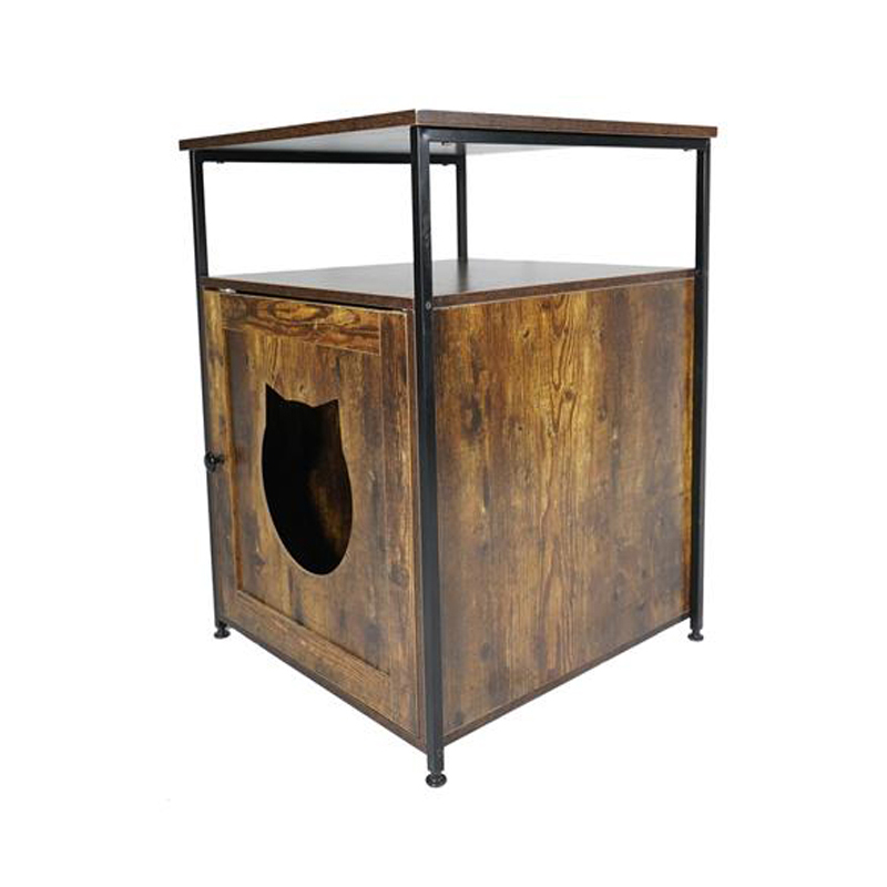 Side -door Side Furniture Gaya kucing kandang kabinet Side -door Side Furniture Gaya kucing kandang kabinet