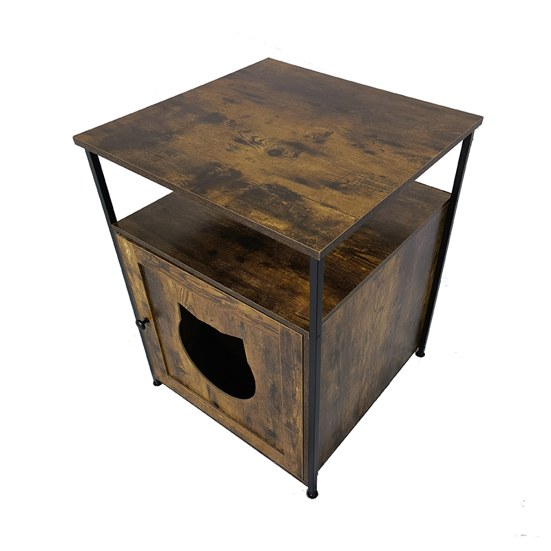 Side -door Side Furniture Gaya kucing kandang kabinet Side -door Side Furniture Gaya kucing kandang kabinet