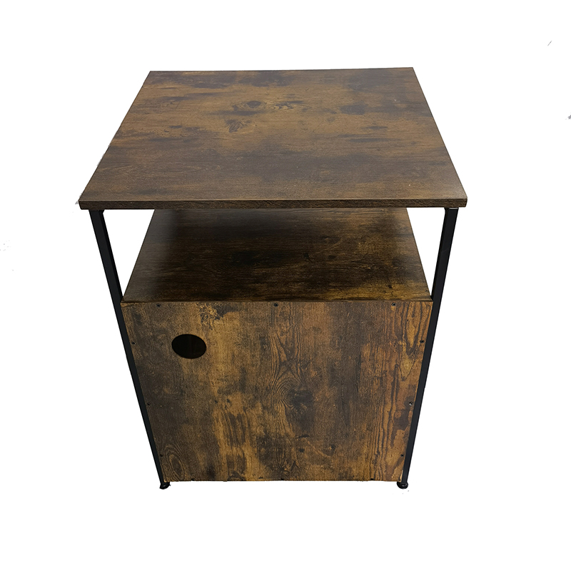 Side -door Side Furniture Gaya kucing kandang kabinet Side -door Side Furniture Gaya kucing kandang kabinet