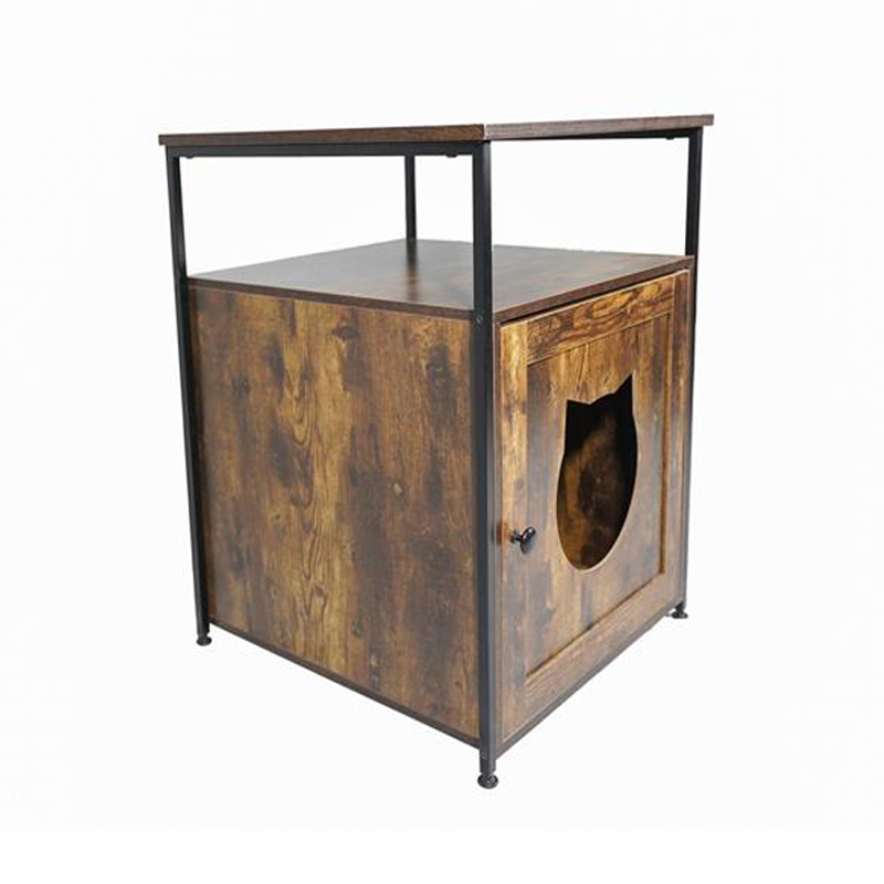 Side -door Side Furniture Gaya kucing kandang kabinet Side -door Side Furniture Gaya kucing kandang kabinet