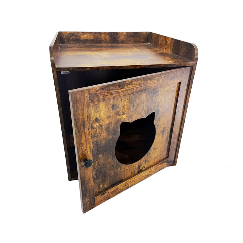 Meja samping dalam ruangan kabinet furnitur gaya kucing kandang Meja samping dalam ruangan kabinet furnitur gaya kucing kandang