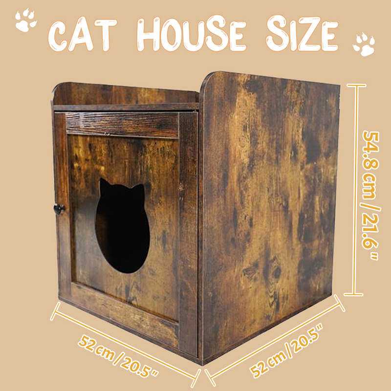 Meja samping dalam ruangan kabinet furnitur gaya kucing kandang Meja samping dalam ruangan kabinet furnitur gaya kucing kandang