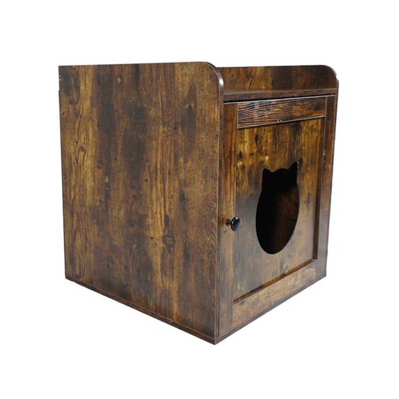 Meja samping dalam ruangan kabinet furnitur gaya kucing kandang Meja samping dalam ruangan kabinet furnitur gaya kucing kandang